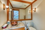 Queen Bathroom Gold Flake Chalet - Breckenridge CO